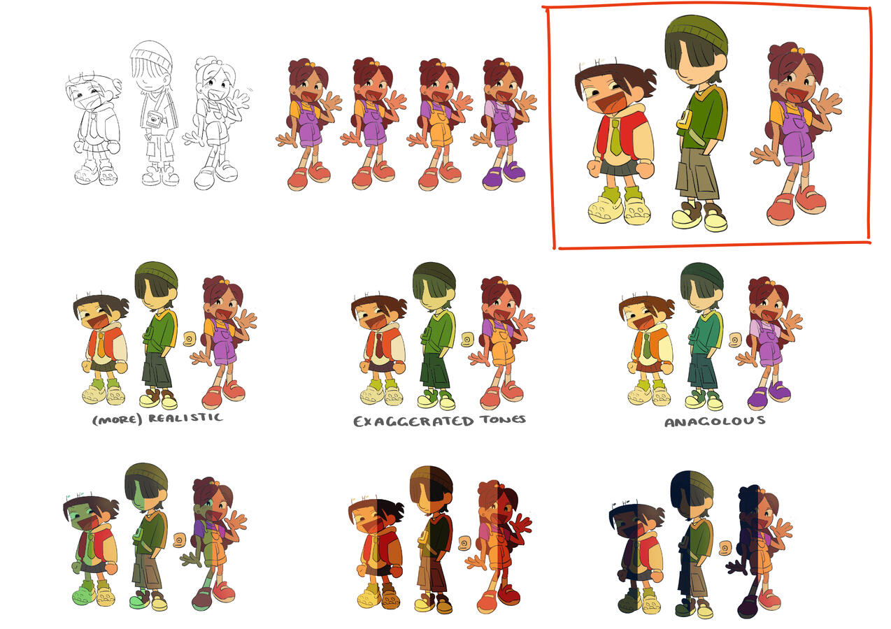 Character Colour Exploration